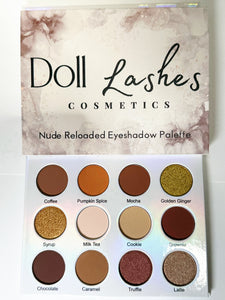 DOLL LASHES - Nude Reloaded Eyeshadow Palette