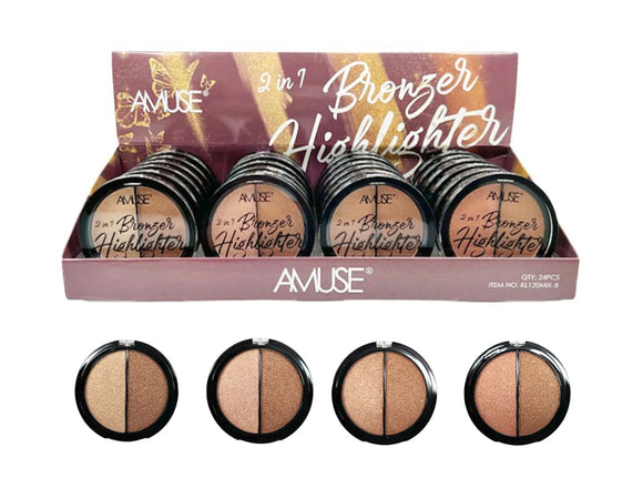 AMUSE - 2 in 1 Bronzer & Highlight