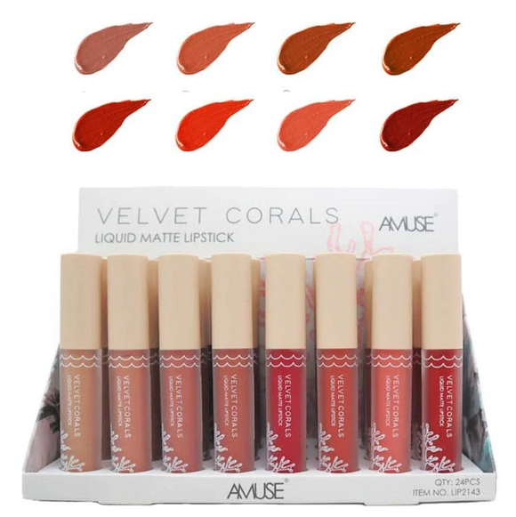 AMUSE - Velvet Corals Liquid Matte Lipstick