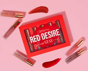 BEAUTY CREATIONS - Red Desire Velvet Stay Lip Set