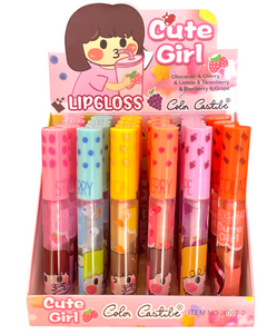 CUTE GILR - LIP GLOSS - DISPLAY 24 PC