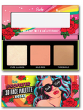 RUDE COSMETICS - NoFilter 3D Face Palette - Roses