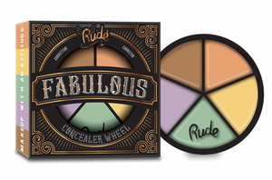 RUDE COSMETICS - Fabulous Concealer Wheel Ultra Smooth Finish